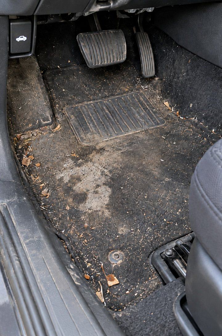Before: carpet shampoo
